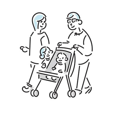 家族のイラスト